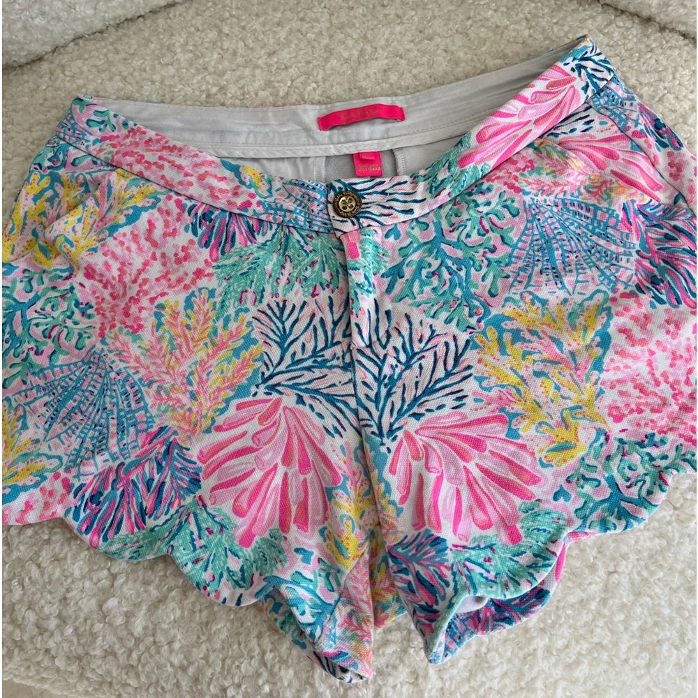Lilly Pulitzer buttercup knit shorts SZ 6